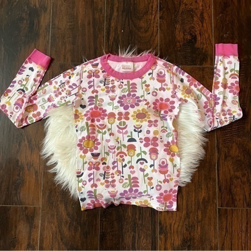 Hanna Andersson Floral Spring Long John Pajama Top